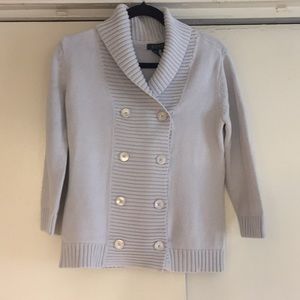 Ralph Lauren Blue/Grey Sweater Button Cardigan